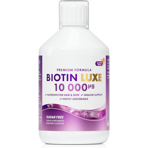 Swedish Nutra Biotin 10 000 Luxe