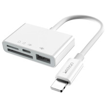 Yesido Lightning Hub 4-i-1 OTG-adapter