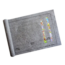 Tapis de puzzle doux et durable, profitez du plaisir sur un-Gris