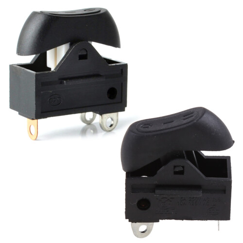 Hair Dryer Rocker Switch 3 Position Switch Toggle Switch-Black 2