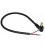 DC 5,5 mm x 2,5 mm Stecker auf blanken Draht, offenes-Ellbogen 10