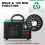 Ozone Generator 45g/H, Home/Industrial O3 Deodorizer,High Capacity Ozone Machine Air Ionizer EU 7