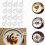 16 Pcs Foam Latte Art Stencils for Latte Cappuccino Coffee Decorating Tools 2