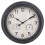 30cm Black Wall Clock w/ Thermometer & Humidity 1