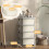 Children Storage Box with 4 Large Drawers Cream White 5