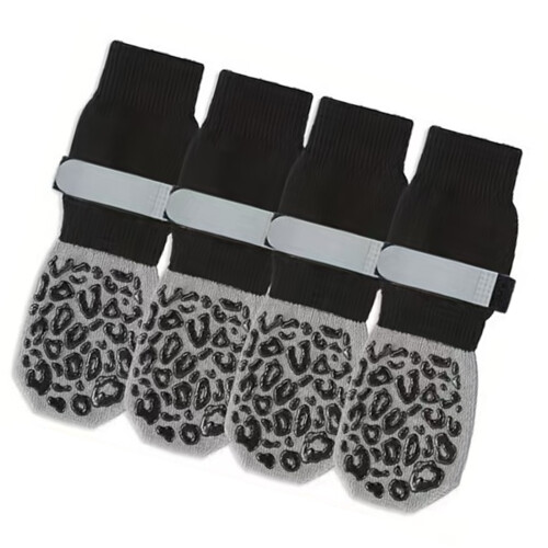 Chaussettes pour chien avec sangles anti-mastication,-S
