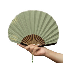 Ventilateur de refroidissement portatif en tissu de-Vert armée