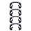 Sichere Sitzschienen-Clips, Kunststoffgleiter,-5N0881347A 1