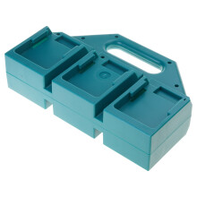 Organisateurs de batteries peu encombrants-6 emplacements verts