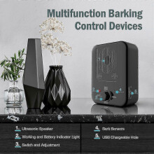 Dog Bark Control Device Rechargeable Anti Bark Device 30ft Dog Bark Deterrent Ultrasonic Dog Stop Bark Box