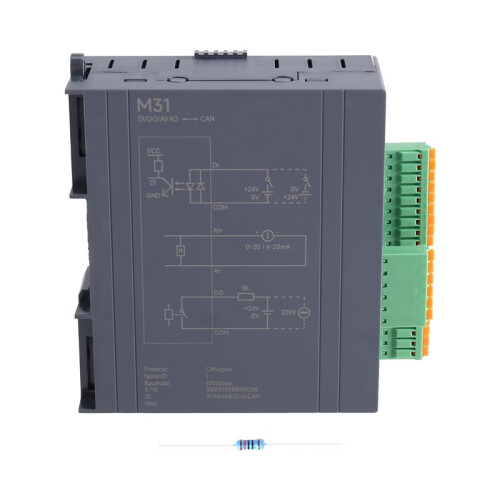 Digital Analog Input Output Profinet Remote IO Module M31-AFAX4440G-U-CAN Remote IO Module 4DI 4AI 4DO Relay