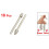 10x 5mm Tapered Nose 3mm Shank Diamond Mounted Point Grinding Bits 2
