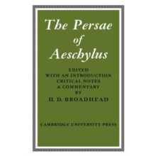 The Persae of Aeschylus by Aeschylus Paperback Book