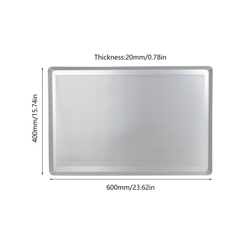 Plaque de cuisson d'angle rond 60x40cm, revêtement-Style C 2