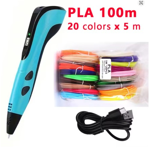 Drawing Printing Pen KIts 3D Printing Pinter Pen Speed Adjustable for Hobbyists 2