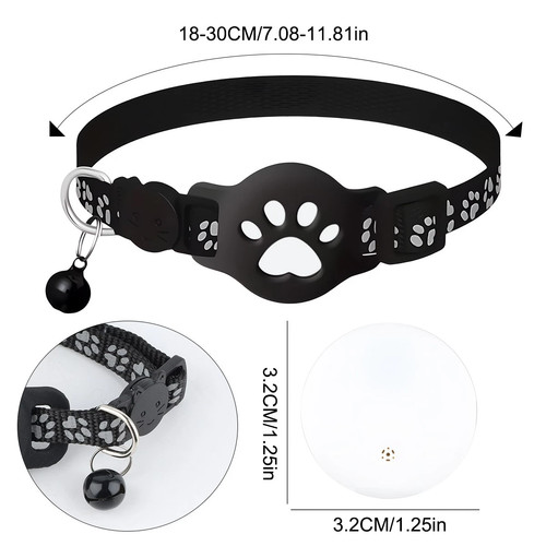 Waterproof Cat Tracking GPS Tracker Collar Anti Lost Pet Locator For iOS/Android 2