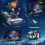 775x Rotating Solar System Building Block Toys With Light 8 Planets Rocket Stand 4