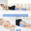 Pregnancy Knee Pillow Memory Foam Leg Cushion Maternity Support Side Sleeper UK 4