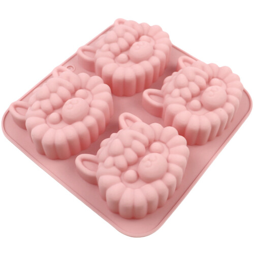 Lebensmittelqualität Silikon Alpakas Kuchenform Backwerkzeug für 2