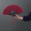 Eleganter Handfächer aus Spitze, tragbar,-Schwarz 10
