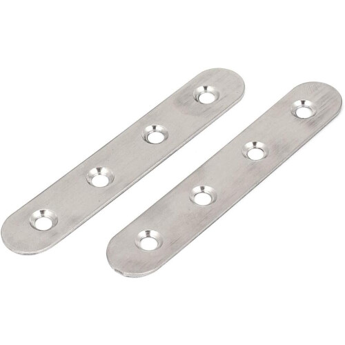 100mm Flat Bracket Straight Mending Plates Repair Fixing Joining 20pcs 1