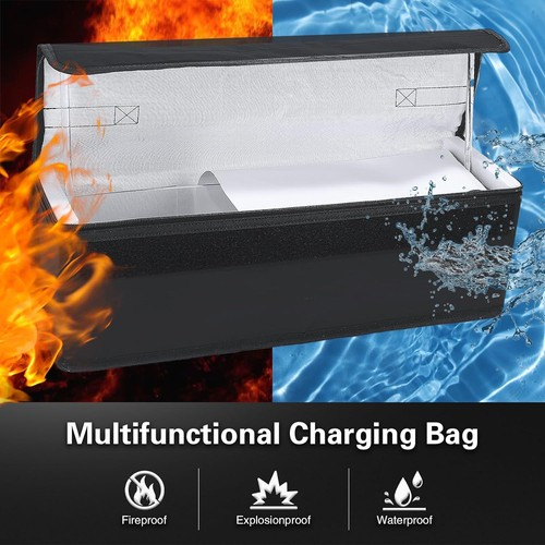 Flame Retardant Waterproof E-Bike Battery Protector Bag, Prevents Fire Spreading 2