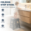 Folding Step Stool 15in Non Slip Multi Purpose Home Kitchen Foldable Stool 150KG 3