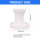Tête de lampe de plafond à vis E27, support de lampe rond-Blanc 4