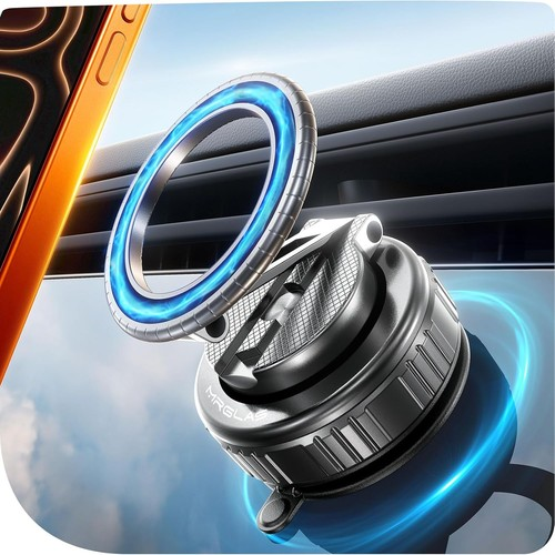 360Â Rotating Base Vacuum Suction Cup Phone Mount Car Mount Adjustable Universal 2