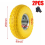 2PCS 10" Puncture Burst Proof Solid Rubber Sack Truck Trolley Wheel Spare Tyres 2