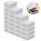 22PCS Clear Plastic Shoe Storage Boxes Stackable Foldable Durable Shoe Organiser 3