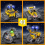 3in 1 Robot Toy Wall Robot Building STEM Project Remote & APP Controlled Creator 3