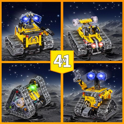 3in 1 Robot Toy Wall Robot Building STEM Project Remote & APP Controlled Creator 2
