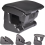 Foldable Car Footrest Footstool Angle Adjustable Office Home w/Soft Cushion Pad 3