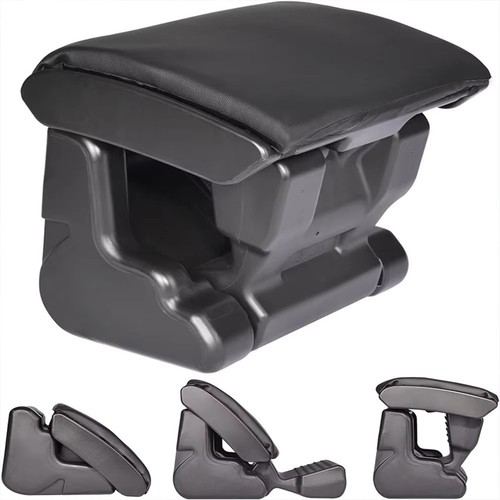 Foldable Car Footrest Footstool Angle Adjustable Office Home w/Soft Cushion Pad 2