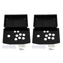 2X Akrylowy Panel Case DIY Uchwyt Arcade Game Set Zestawy Gaming Joystick Panel Akrylowy