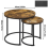 Nesting Coffee Tables Set of 2 Round Stacking Sofa Side Tables for Living Room 2