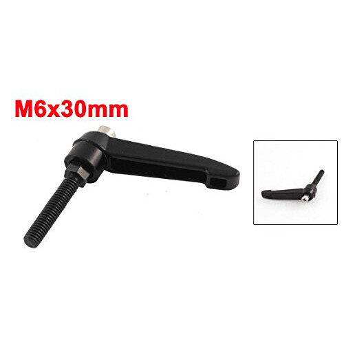 a15061800ux0049 M6x30 mm Clamping Lever Adjustable Locking Threaded Handle Knob 2