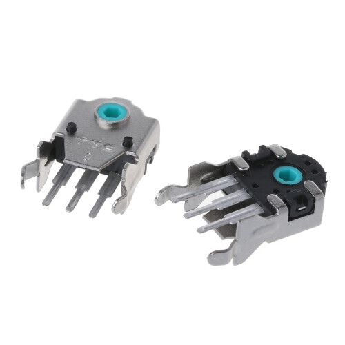 2PCS TTC Maus Encoder Mäuse Decoder 9mm Grüner Kern Hohe-Schwarz 2