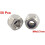 M4x0.7mm Metric Stainless Steel Nylon Insert Lock Hex Nuts 50pcs 3