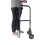 Adjustable Walking Aid Standing Walking Stick Handrail Castors Non-Slip Handle 4