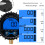 Dial Size Digital Pressure Gauge 0-200 Psi/Kpa/Bar/kgf cm² Lower 7