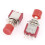 AC 250V/120V 2A/5A 3 Terminal NO NC Momentary Push Button Switch 9PCS 2