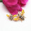 Épingles à insectes chics, pull Cardigan abeille,-Multicolore 7