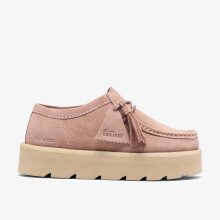 (Standard, 6.5 (Adults')) Meare Walla. Dusty Pink Suede