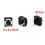 20Pcs 2 Pin Momentary Panel PCB Mount Push Button SPST Tact Switch 6x6x5 mm 3