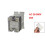 AC 25-380V Solid State Relay Voltage Resistance Regulator 25A W Heat Sink 2
