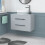 NES Home Wall Hung 800mm 2 Drawer Cabinet  With 800mm Matte Grey Worktop 1