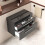NES Home Wall Hung 800mm 2 Drawer Cabinet  With 800mm Anthracite Worktop 3