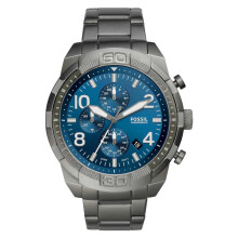Fossil FS5711 Bronson Blue Sunray Dial Smoke Bracelet Strap Watch